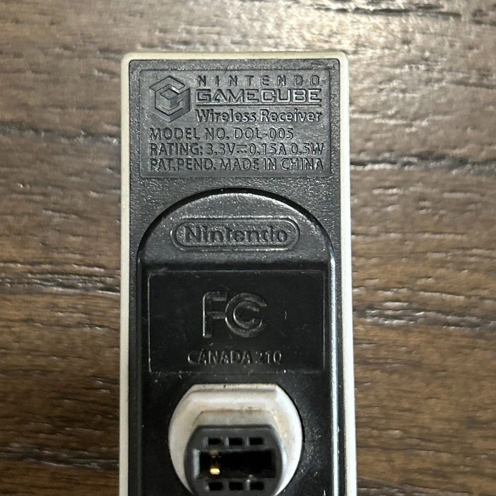 Nintendo GameCube WaveBird Wireless Receiver Grey Model DOL-005 OEM Accessory - Picture 2 of 6